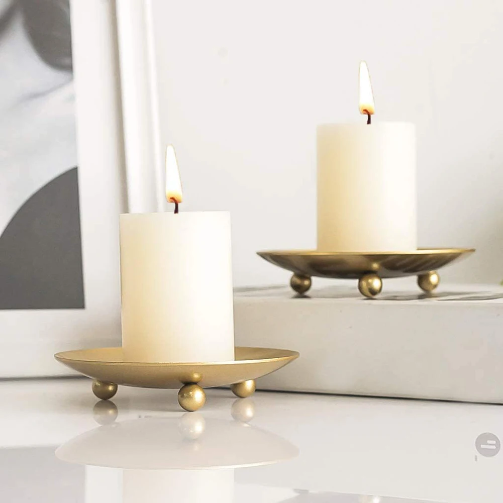 2pcs Candle Light Holder Round Table Golden Candlestick for Christmas Party Ornament Candle Holder Romantic Home Wedding Decor
2pcs Candle Light Holder Round Table Golden Candlestick for Christmas Party Ornament Candle Holder Romantic Home Wedding Decor