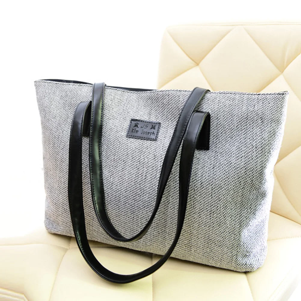 Women Shopping Street Single Shoulder Casual Canvas Large Capacity Portable Daily Laptops Zipper Tote Bag
Women Shopping Street Single Shoulder Casual Canvas Large Capacity Portable Daily Laptops Zipper Tote Bag