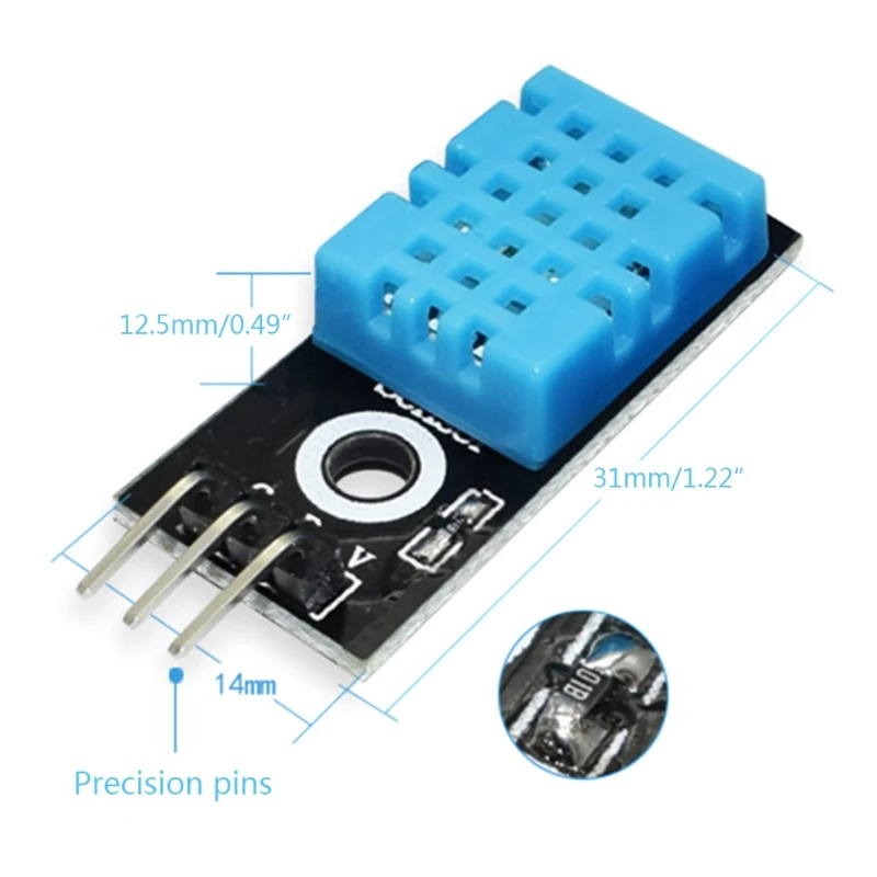 High Precision High Stability Humidity Temperature Sensor Module for Air Conditioners, Dehumidifiers, Refrigerator
High Precision High Stability Humidity Temperature Sensor Module for Air Conditioners, Dehumidifiers, Refrigerator