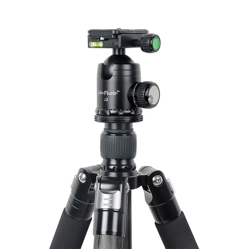 L334C+J2 Professional Luxury Carbon Fiber Tripod Kit with 33mm Max Diameter Tube/ 20kg Load Capacity/Height up to 185CM
L334C+J2 Professional Luxury Carbon Fiber Tripod Kit with 33mm Max Diameter Tube/ 20kg Load Capacity/Height up to 185CM