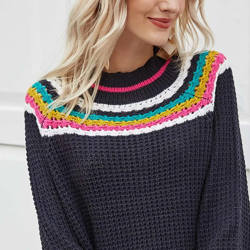 JIALI 2021 Autumn Winter Sweater Women Sweet Style Pullover O-Neck Long Sleeve Loose Knitted Fashion Casual Ladies Clothing Top
JIALI 2021 Autumn Winter Sweater Women Sweet Style Pullover O-Neck Long Sleeve Loose Knitted Fashion Casual Ladies Clothing Top