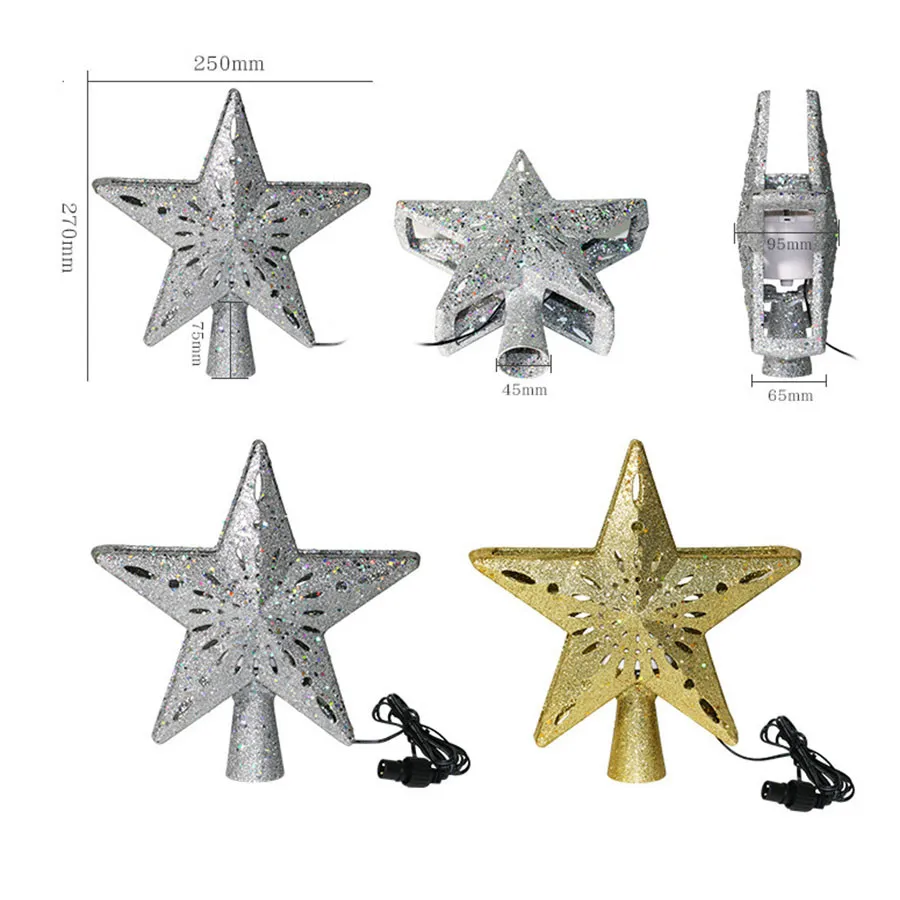Star Snowflake Christmas Projector Lamps Holiday Party Christmas Tree Top Light Indoor Snowstorm Laser Projector Light
Star Snowflake Christmas Projector Lamps Holiday Party Christmas Tree Top Light Indoor Snowstorm Laser Projector Light