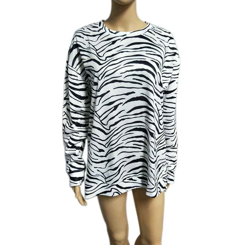 Women Long Sleeve O-Neck Knit Sweater Striped Leopard Split Zipper Jumper Tops BX0B 
Women Long Sleeve O-Neck Knit Sweater Striped Leopard Split Zipper Jumper Tops BX0B