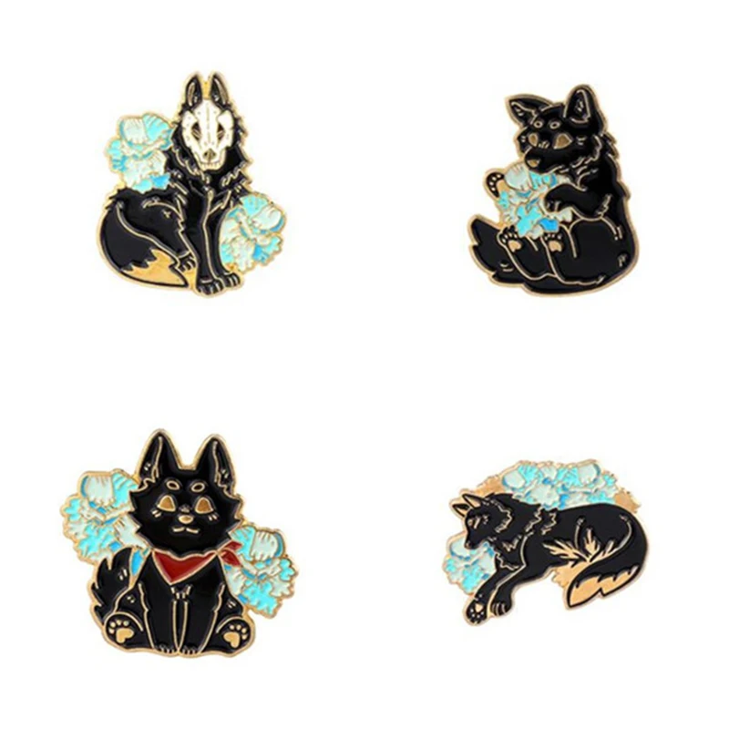 Black Animal Enamel Badges Lapel Pins Cartoons Anime Brooches For Women Fashion Hijab Pins Decorative Badges Brooch On Backpack
Black Animal Enamel Badges Lapel Pins Cartoons Anime Brooches For Women Fashion Hijab Pins Decorative Badges Brooch On Backpack