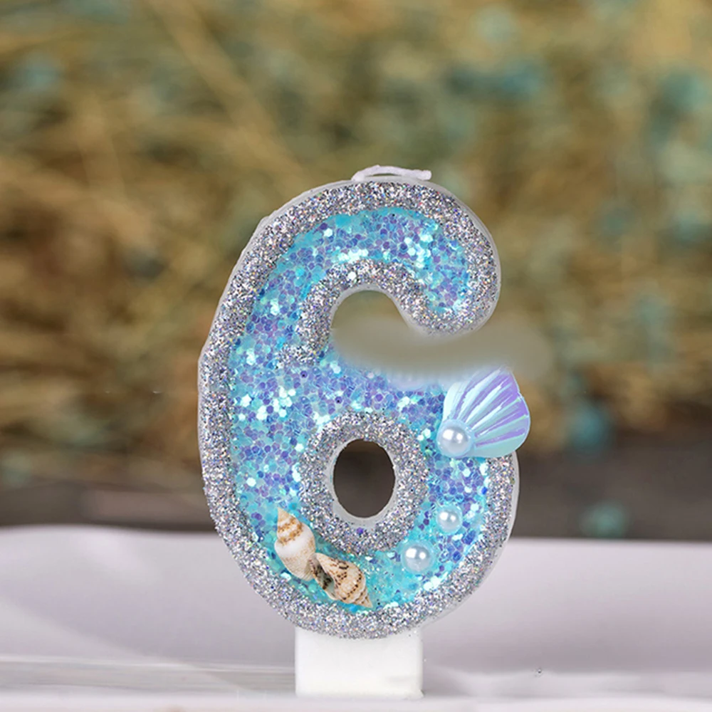 Blue Shell Glitter Number Birthday Candles Cake Toppers Birthday Wedding Digital Cakes Dessert Decor Party Birthday Decoration
Blue Shell Glitter Number Birthday Candles Cake Toppers Birthday Wedding Digital Cakes Dessert Decor Party Birthday Decoration