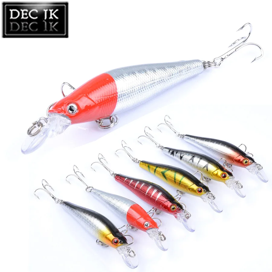 6PC Floating Crankbaits Minnow Peche Sea Fishing Bait Lot Swimbait Laser Hard Artificial Lures For Fish Topwater Trolls Jerkbait
6PC Floating Crankbaits Minnow Peche Sea Fishing Bait Lot Swimbait Laser Hard Artificial Lures For Fish Topwater Trolls Jerkbait
