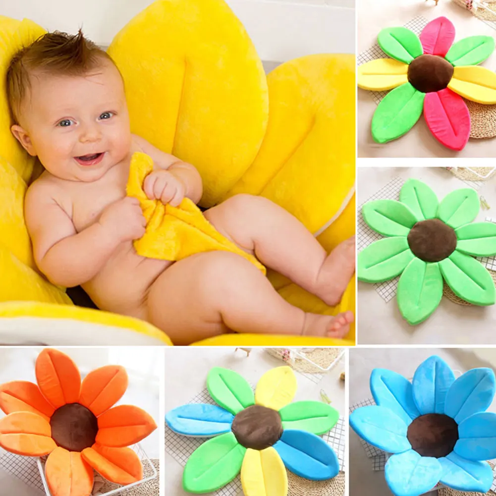 Newborn Baby Bath Pad Bathtub Foldable Blooming Flower Cushion Floral Chair Bath Sunflower Cushion Mat Plush Home Throw Pillow
Newborn Baby Bath Pad Bathtub Foldable Blooming Flower Cushion Floral Chair Bath Sunflower Cushion Mat Plush Home Throw Pillow