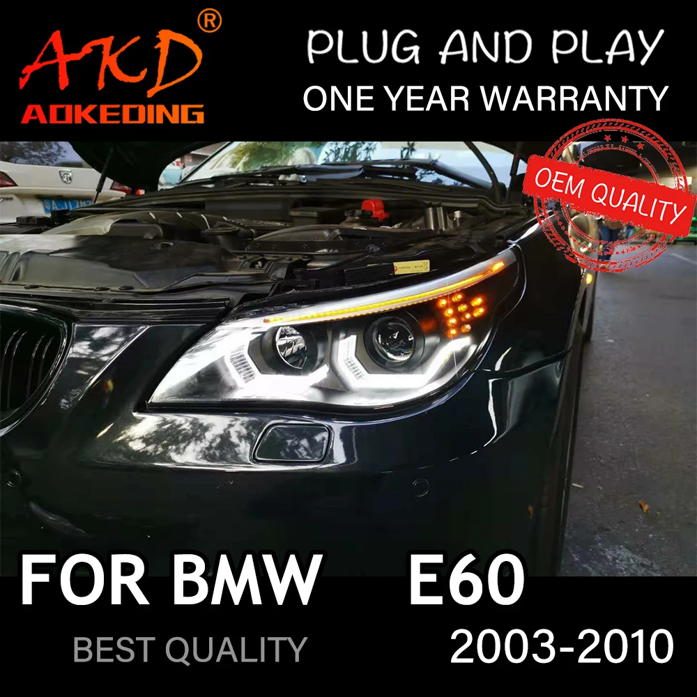 Фары для BMW E60 2003-2010, автомобильные светодиодные фары DRL Hella 5, ксеноновые линзы Hid H7 520i 523i 530i, автомобильные аксессуары
Фары для BMW E60 2003-2010, автомобильные светодиодные фары DRL Hella 5, ксеноновые линзы Hid H7 520i 523i 530i, автомобильные аксессуары
