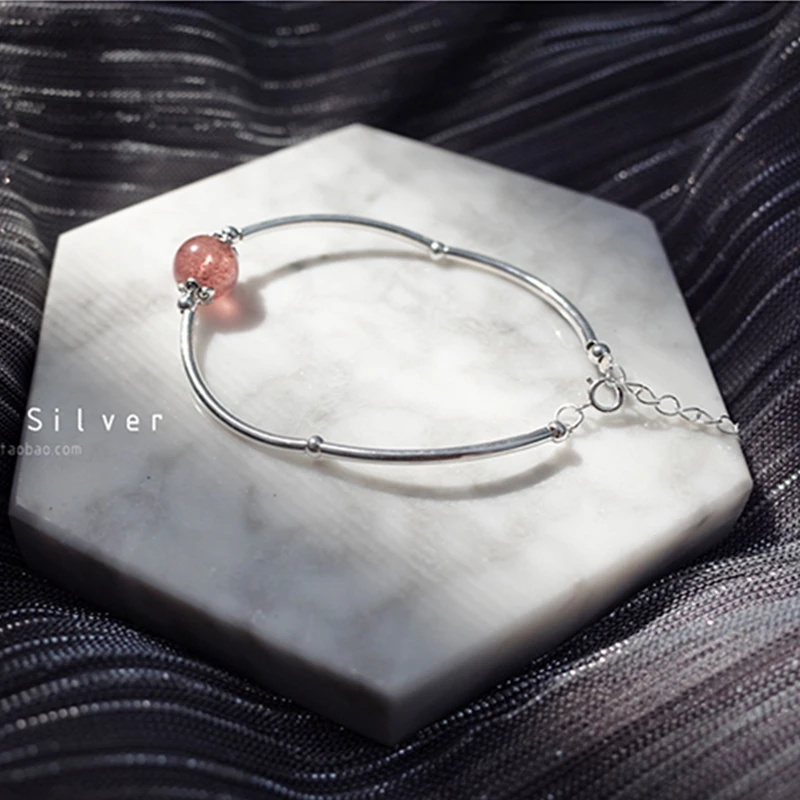 S925 3Pcs/Lot Natural Strawberry Crystal Crystal Handmade Bracelet Tube Bracelet Fresh bracelets
S925 3Pcs/Lot Natural Strawberry Crystal Crystal Handmade Bracelet Tube Bracelet Fresh bracelets