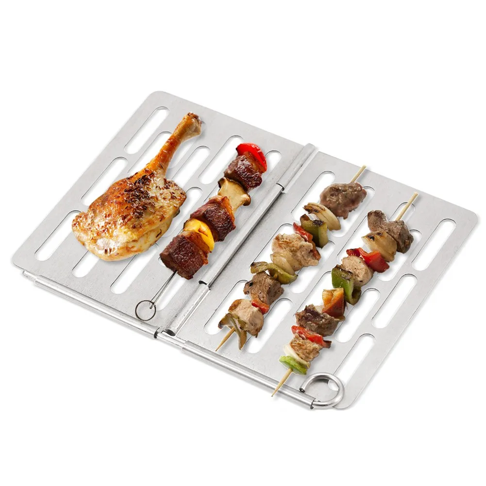 Outdoor Barbecue Grid Board Portable 304 Stainless Steel Folding BBQ Grill Net For Picnic Camping Tools 150x110mm Barbecue Net
Outdoor Barbecue Grid Board Portable 304 Stainless Steel Folding BBQ Grill Net For Picnic Camping Tools 150x110mm Barbecue Net