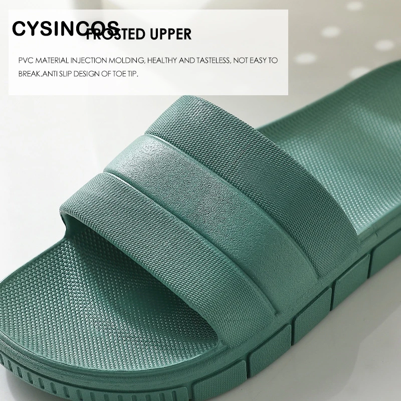 CYSINCOS Summer Home Men Women Slippers Simple Lovers House Slippers Non-slip Bathroom Slides Flip Flops Indoor Male Platform
CYSINCOS Summer Home Men Women Slippers Simple Lovers House Slippers Non-slip Bathroom Slides Flip Flops Indoor Male Platform