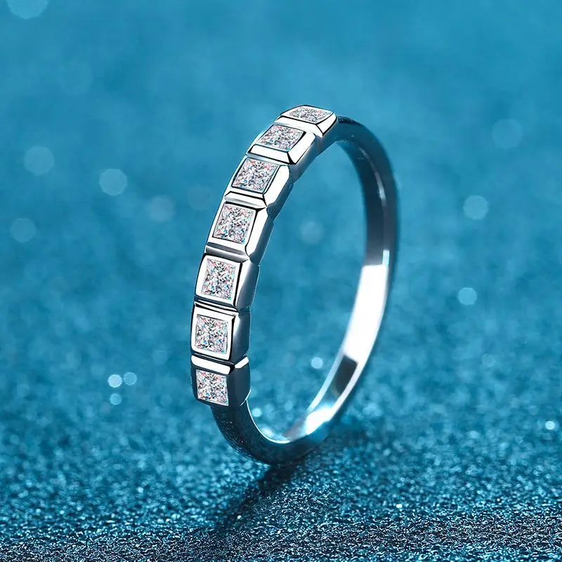 Cube Moissanite Engagement Rings S925 Sterling Silver 7 Pieces Total 0.56ct Diamond Fine Jewelry Drop Shipping
Cube Moissanite Engagement Rings S925 Sterling Silver 7 Pieces Total 0.56ct Diamond Fine Jewelry Drop Shipping