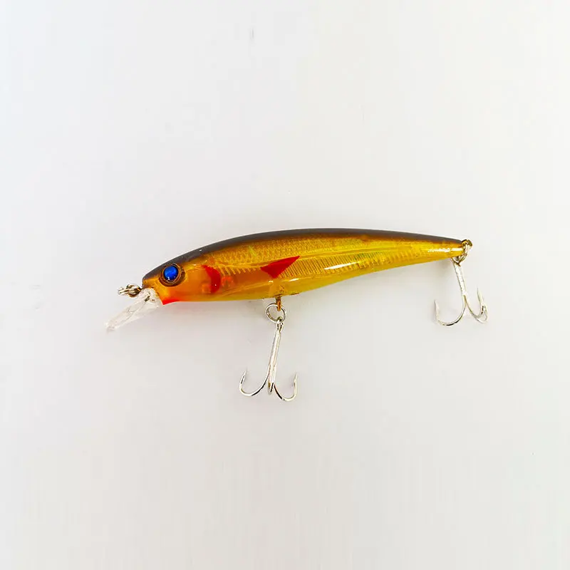 

1 Pcs 13g 11cm Minnow Fishing Lures 3D Eyes Topwater Floating Laser Aritificial Fishing Wobblers Crankbait Plastic Baits Pesca