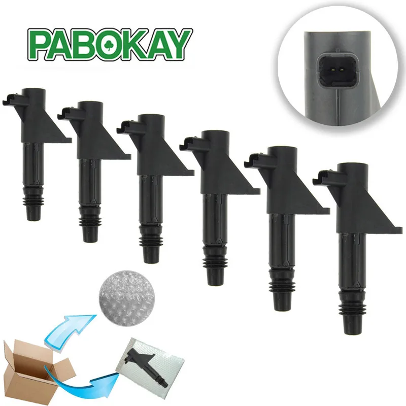 6x for Citroen C5 C6 Peugeot 406 407 Renault Laguna Ignition Coils 6Cyl 2.9/3.0L 9633001580 9663278480 7701479027 9664401880
6x for Citroen C5 C6 Peugeot 406 407 Renault Laguna Ignition Coils 6Cyl 2.9/3.0L 9633001580 9663278480 7701479027 9664401880