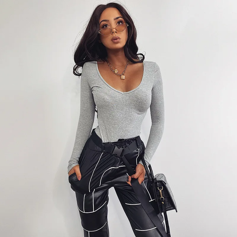 Sexy Cotton Bodysuit Women Long Sleeve 2021 Spring New Arrival Body Suits Slim Fit Y2K Clothes Soft Comfortable V Neck Rompers
Sexy Cotton Bodysuit Women Long Sleeve 2021 Spring New Arrival Body Suits Slim Fit Y2K Clothes Soft Comfortable V Neck Rompers