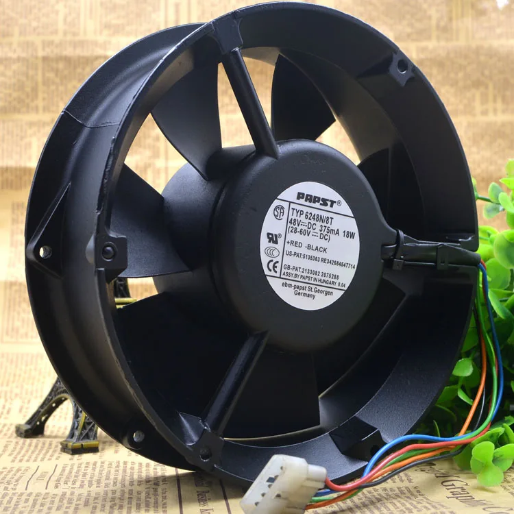 Новый оригинальный инверторный вентилятор для шкафа TYP6248N 8T 17050 48 в 17 см 18 Вт
Новый оригинальный инверторный вентилятор для шкафа TYP6248N 8T 17050 48 в 17 см 18 Вт
