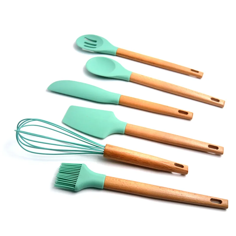 6Pcs/Set Silicone Wood Cooking Tool Sets Spoon Egg Beater Scraper Oil Brush Kitchenware Kitchen Utensils Set Baking Tools
6Pcs/Set Silicone Wood Cooking Tool Sets Spoon Egg Beater Scraper Oil Brush Kitchenware Kitchen Utensils Set Baking Tools