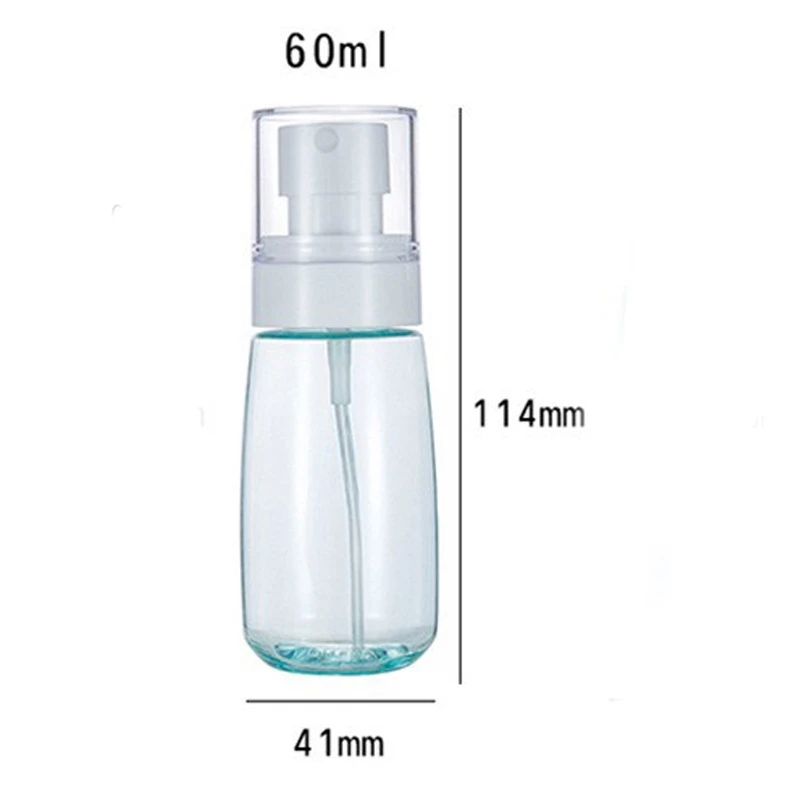 60Ml Spray Bottle Fine Mist Disinfection Liquid Empty Bottle Portable Refillable Bottle Hydrating Atomizer Sprayer
60Ml Spray Bottle Fine Mist Disinfection Liquid Empty Bottle Portable Refillable Bottle Hydrating Atomizer Sprayer