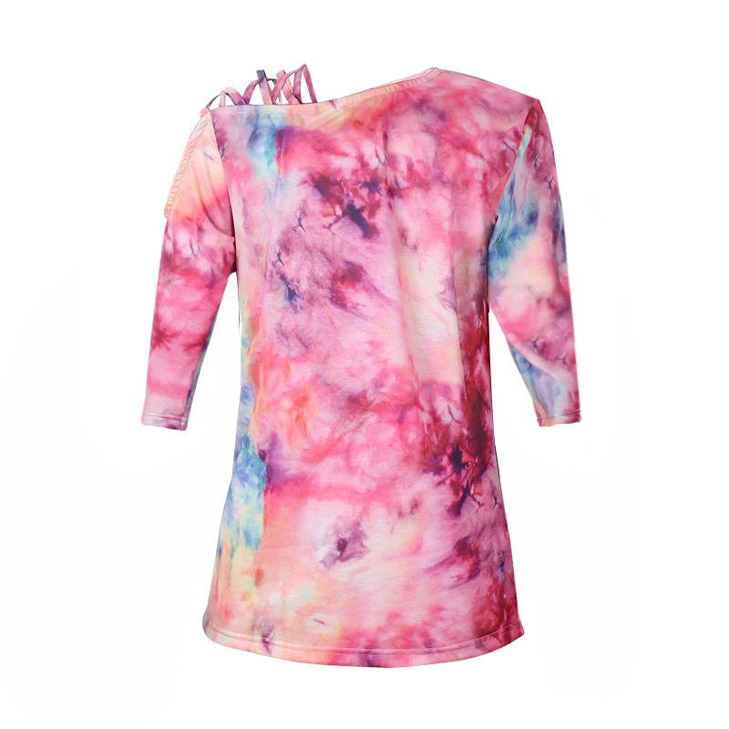 2021 Women's Casual T-Shirt Summer Loose Short Sleeve Tie Dry Printed Sexy Off The Shoulder Tops Tee Ropa Mujer
2021 Women's Casual T-Shirt Summer Loose Short Sleeve Tie Dry Printed Sexy Off The Shoulder Tops Tee Ropa Mujer