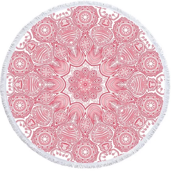 Mandala Round Beach Towel With Tassel Yoga Mat Blanket Bedspread Tapestry 450g Microfiber Absorbent 150cm 2019 Style
Mandala Round Beach Towel With Tassel Yoga Mat Blanket Bedspread Tapestry 450g Microfiber Absorbent 150cm 2019 Style