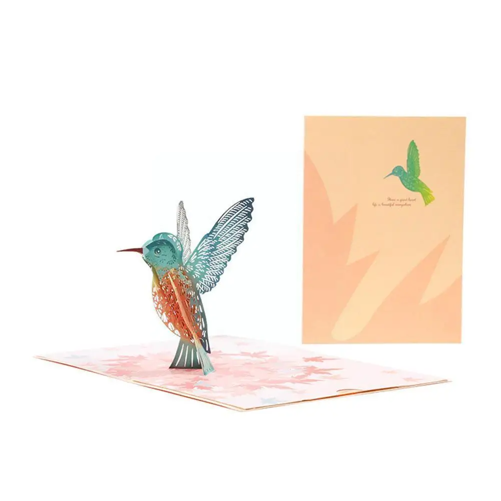 3D Up Hummingbird Bird Greeting Thinking Of You Card for Birthday Father's Day Mother's Day Wedding Envelope
3D Up Hummingbird Bird Greeting Thinking Of You Card for Birthday Father's Day Mother's Day Wedding Envelope