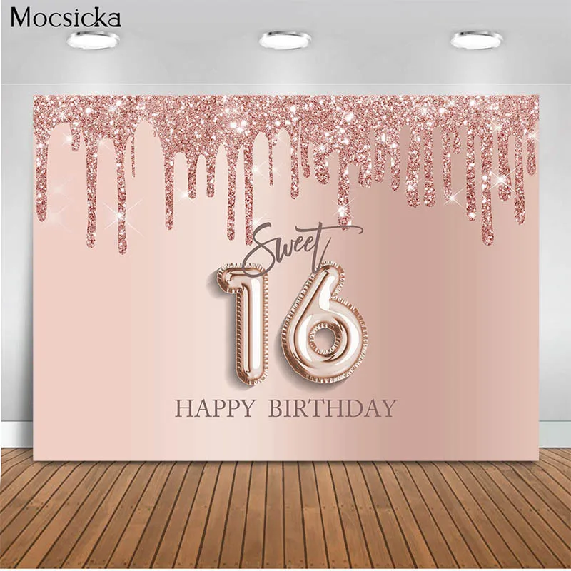16Years Old Birthday Background Rose Gold Font Background Decoration Style Children Birthday Photo Background Photography Studio
16Years Old Birthday Background Rose Gold Font Background Decoration Style Children Birthday Photo Background Photography Studio