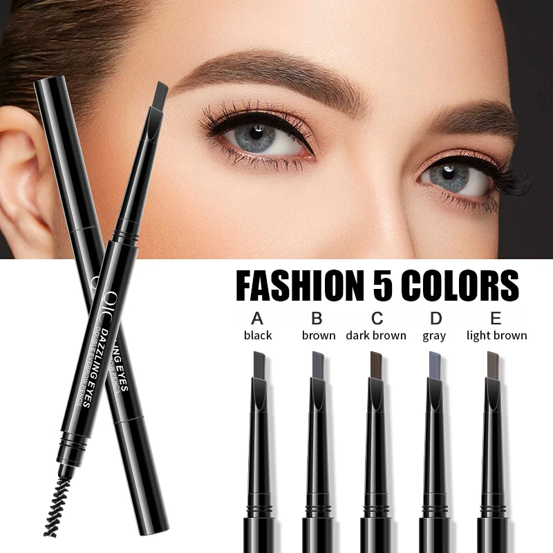 5 Colors Eyebrow Pencil Natural Waterproof No Blooming Rotating Automatic Eye Brow Pencil With Brush Brown Beauty Cosmetic Tool
5 Colors Eyebrow Pencil Natural Waterproof No Blooming Rotating Automatic Eye Brow Pencil With Brush Brown Beauty Cosmetic Tool