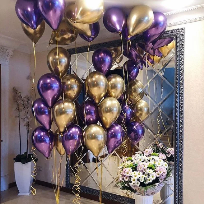 10 Inch Purple Gold Balloon Metal Balloon Set Birthday Party Decorations Adult Kids Baby Shower Wedding Supplies
10 Inch Purple Gold Balloon Metal Balloon Set Birthday Party Decorations Adult Kids Baby Shower Wedding Supplies