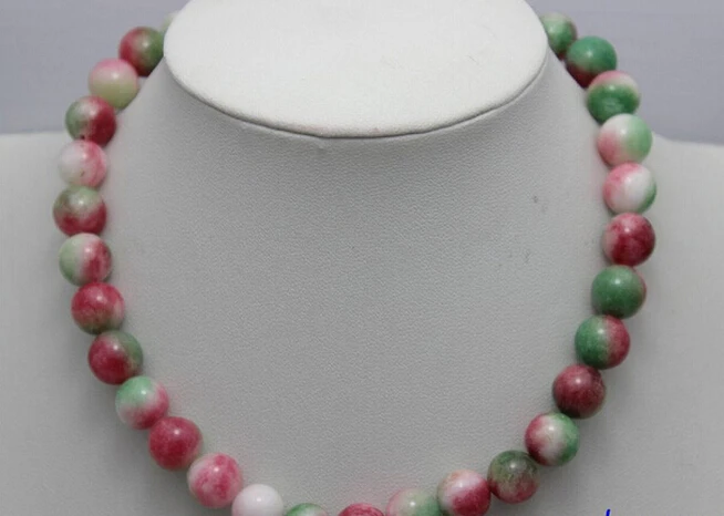 916 + круглый многоцветный камень ожерелье DIY Материал 12 мм 17 5 дюймов скидка 35% |
