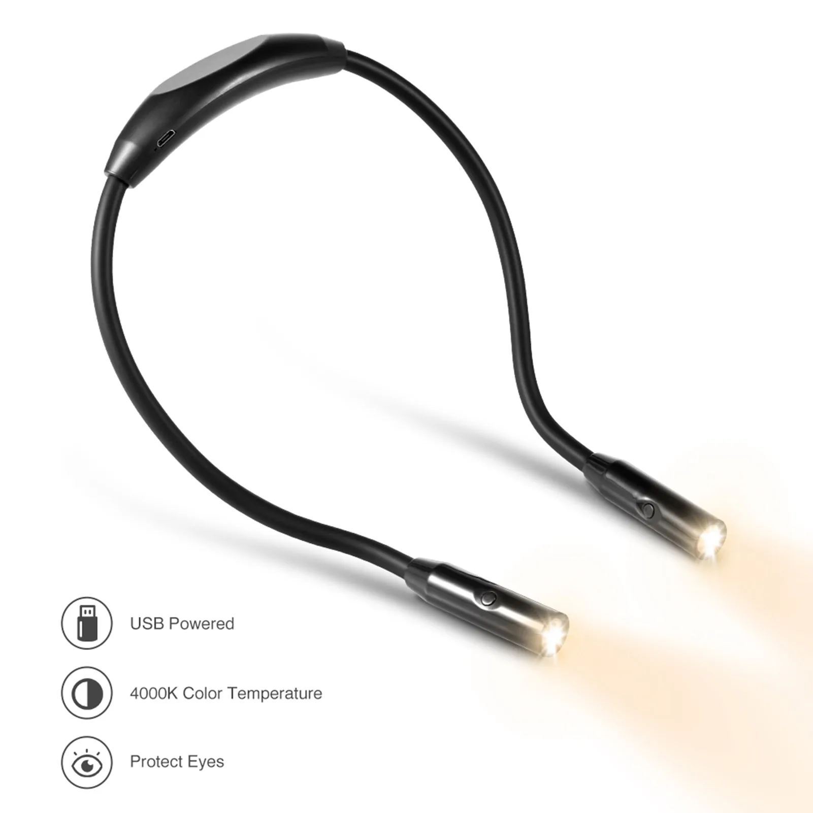 Светодиодный светильник для чтения на шею, светильник для чтения в кровати, регулируемая яркость, гибкие ручки, зарядка от USB
Светодиодный светильник для чтения на шею, светильник для чтения в кровати, регулируемая яркость, гибкие ручки, зарядка от USB