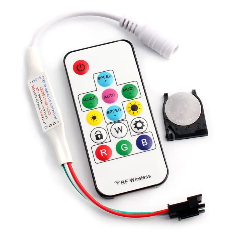 Led controller RGB WS2811 WS2812 Controller Remote Control Sp103E 14Key Wireless
Led controller RGB WS2811 WS2812 Controller Remote Control Sp103E 14Key Wireless