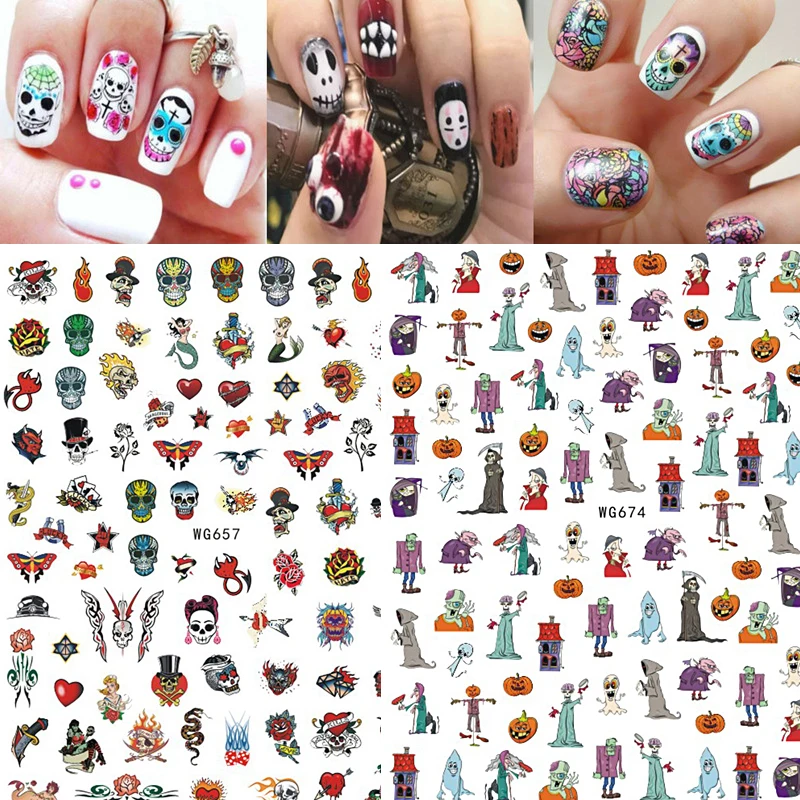 AK Nail Studio 10PCS Halloween Luminous Ghost Little Devil Nail Sticker Self-adhesive Adhesive Nail Slider Sticker Nail Art Kit
AK Nail Studio 10PCS Halloween Luminous Ghost Little Devil Nail Sticker Self-adhesive Adhesive Nail Slider Sticker Nail Art Kit
