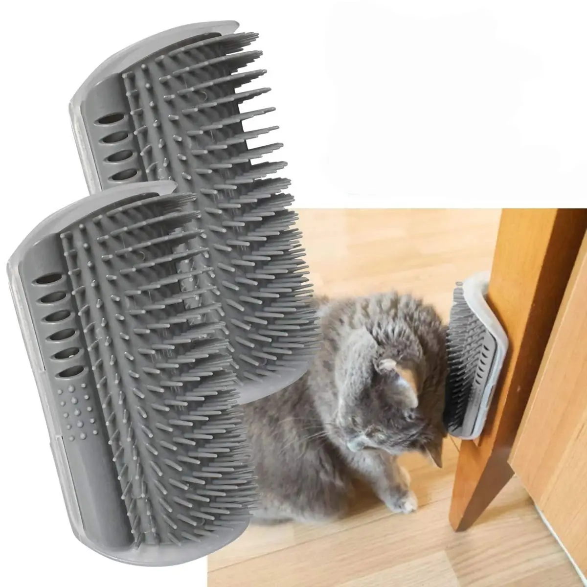 Cat Self Groomer with Catnip Pouch Cats Corner Massage Comb Grooming Brush Tool for Kitten Puppy
Cat Self Groomer with Catnip Pouch Cats Corner Massage Comb Grooming Brush Tool for Kitten Puppy