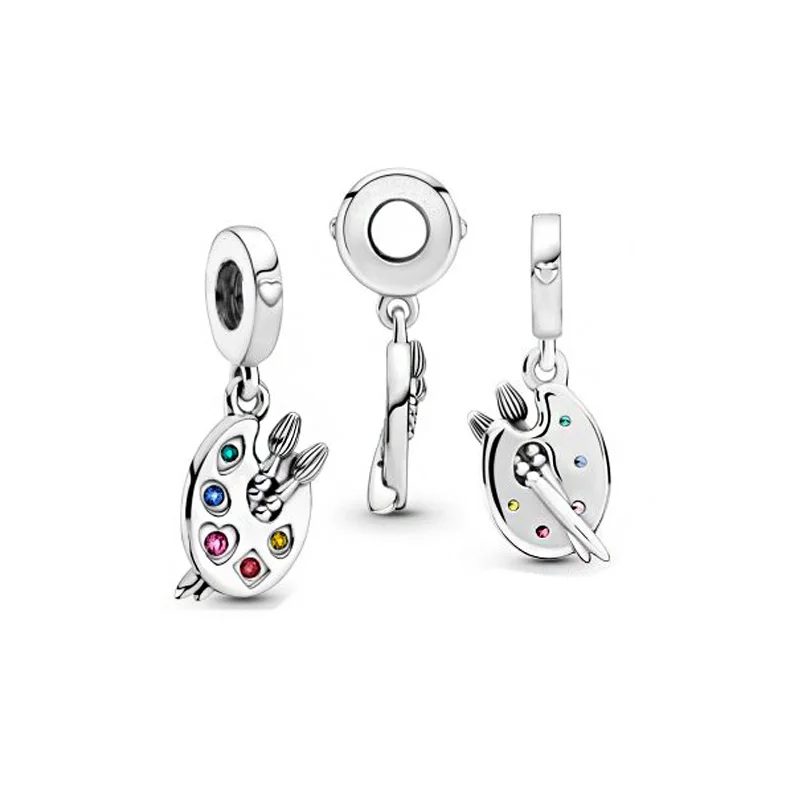 2021 Classic Style 925 Sterling Silver Beads Artist's Palette Dangle Charm Fit Original Pandora Bracelet Women DIY Jewelry
2021 Classic Style 925 Sterling Silver Beads Artist's Palette Dangle Charm Fit Original Pandora Bracelet Women DIY Jewelry