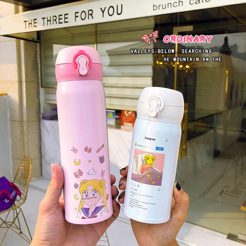 Sailor Moon Cartoon Thermos Bottle Vacuum Flask Stainless Steel Tumbler Insulated Water Bottle Tea Coffee Thermos Cup For Girls
Sailor Moon Cartoon Thermos Bottle Vacuum Flask Stainless Steel Tumbler Insulated Water Bottle Tea Coffee Thermos Cup For Girls