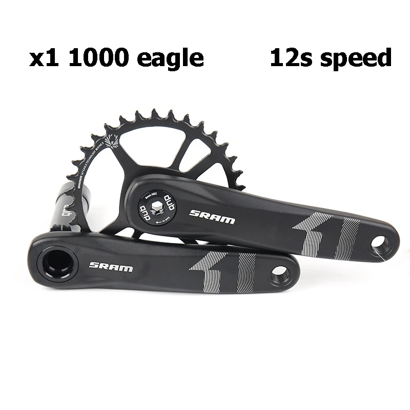 SRAM X1 1000 EAGLE Crankset 12 Speed DUB 32T 34T Steel Chainrings 170mm 175mm MTB Bicycle Crankset Same Level as SX EAGLE Crank
SRAM X1 1000 EAGLE Crankset 12 Speed DUB 32T 34T Steel Chainrings 170mm 175mm MTB Bicycle Crankset Same Level as SX EAGLE Crank