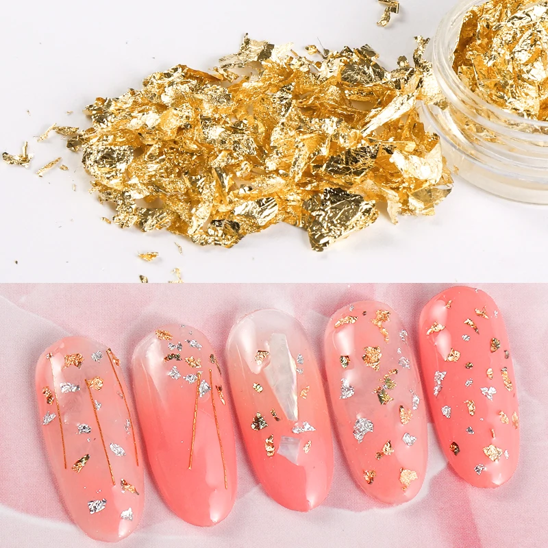 1 Box Gold Silver Irregular Aluminum Foil Paper Nail Art Sticker 3D Glitter DIY Manicure UV Gel Polish Nail Decoration Tools
1 Box Gold Silver Irregular Aluminum Foil Paper Nail Art Sticker 3D Glitter DIY Manicure UV Gel Polish Nail Decoration Tools