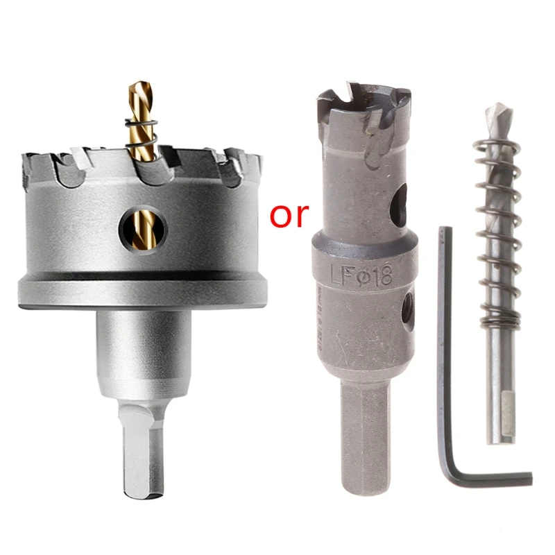 High Hardness Alloy Hole Saw Drill Bit Stainless Steel Plate Drilling Tool for Electric Drill Machine Tool Accessories
High Hardness Alloy Hole Saw Drill Bit Stainless Steel Plate Drilling Tool for Electric Drill Machine Tool Accessories