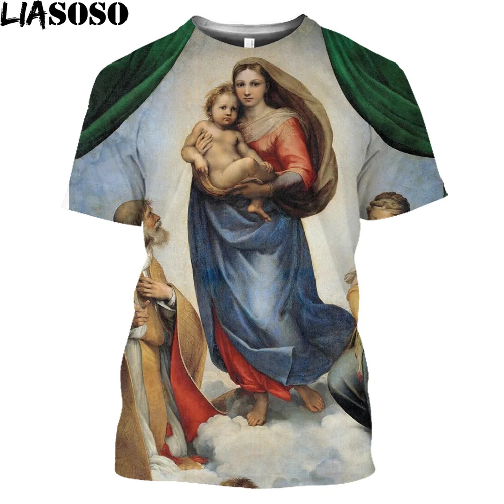 Our Lady of Guadalupe Virgin Mary Catholictshirt Mexico Top Casual T Shirt Men Breathable Short Sleeve T-shirt harajuku clothes
Our Lady of Guadalupe Virgin Mary Catholictshirt Mexico Top Casual T Shirt Men Breathable Short Sleeve T-shirt harajuku clothes