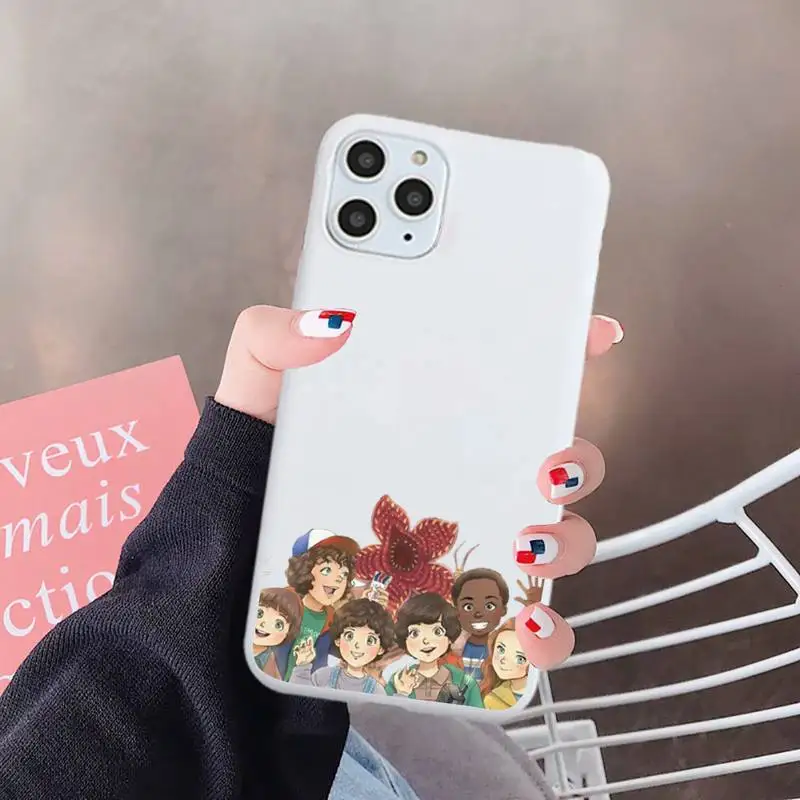 Stranger things American TV show cover funda coque Phone Case Candy Color for iPhone 6 7 8 11 12 s mini pro X XS XR MAX Plus
Stranger things American TV show cover funda coque Phone Case Candy Color for iPhone 6 7 8 11 12 s mini pro X XS XR MAX Plus