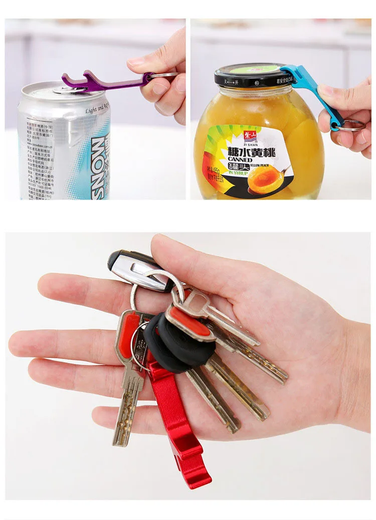 Aluminum Portable Can Opener Keychain Ring Can Opener Restaurant Promotion Gift Kitchen Tool Birthday Gift Party Supplies
Aluminum Portable Can Opener Keychain Ring Can Opener Restaurant Promotion Gift Kitchen Tool Birthday Gift Party Supplies