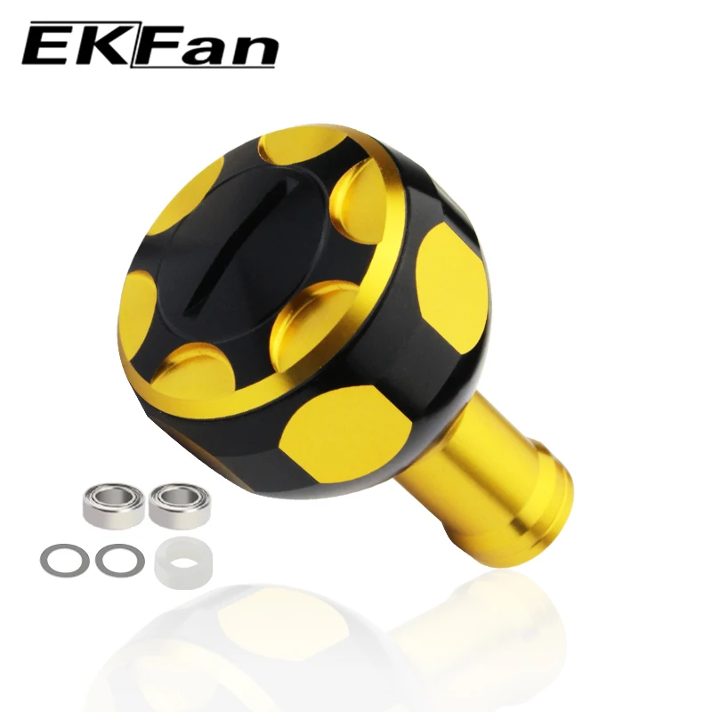 EKFan 1pc 26mm Fishing Reel Handle Knob With Bearings Fit For 7mm*4mm*2.5mm Shaft Fishing Reel Tool For Spinning Reel
EKFan 1pc 26mm Fishing Reel Handle Knob With Bearings Fit For 7mm*4mm*2.5mm Shaft Fishing Reel Tool For Spinning Reel