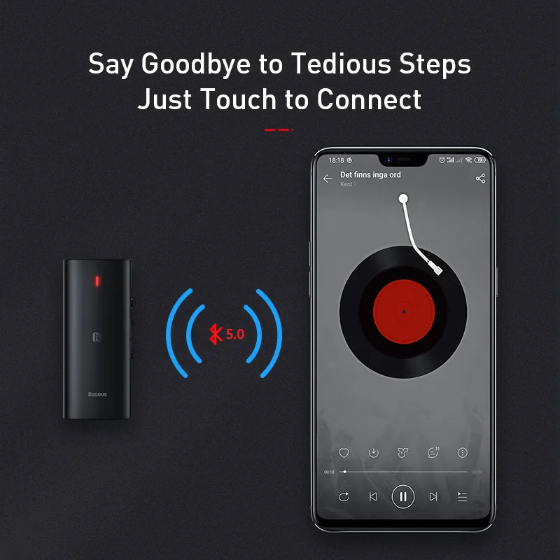 Baseus Aux bluetooth 5 0 приемник для наушников Наушники-вкладыши микрофон 3 мм разъем USB