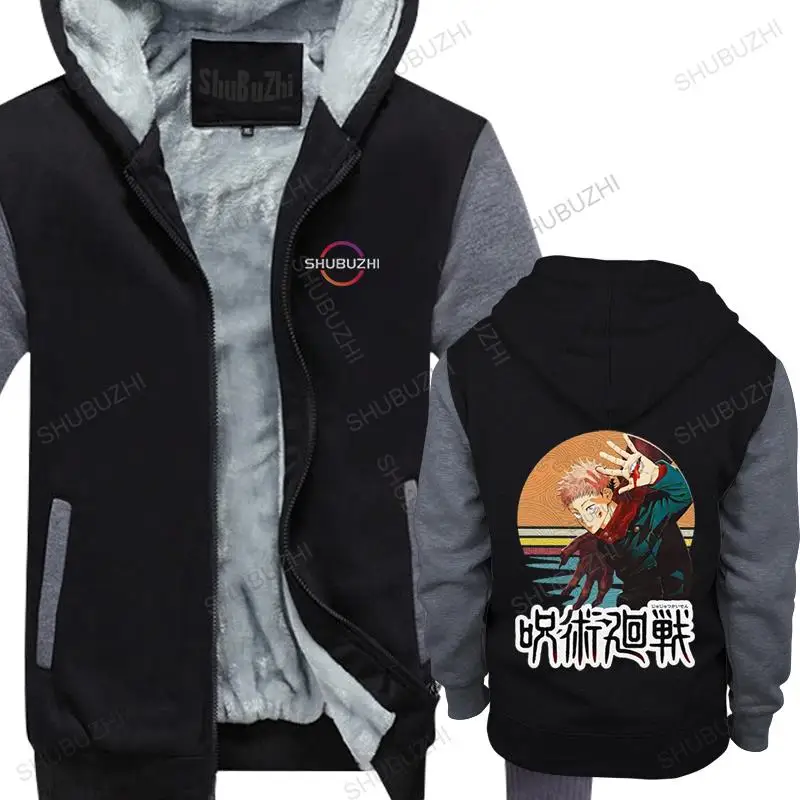 Personality Vintage Retrowave Jujutsu Kaisen Yuji Itadori thick hoodie Men Pure Cotton sweatshirt Anime Manga fleece jacket
Personality Vintage Retrowave Jujutsu Kaisen Yuji Itadori thick hoodie Men Pure Cotton sweatshirt Anime Manga fleece jacket