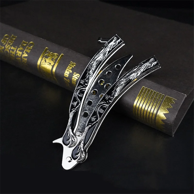 Five-claw Golden Dragon Douluo Balisong Scimitar Alloy Weapon Model Toy Student Practice Tool Not Sharpened
Five-claw Golden Dragon Douluo Balisong Scimitar Alloy Weapon Model Toy Student Practice Tool Not Sharpened