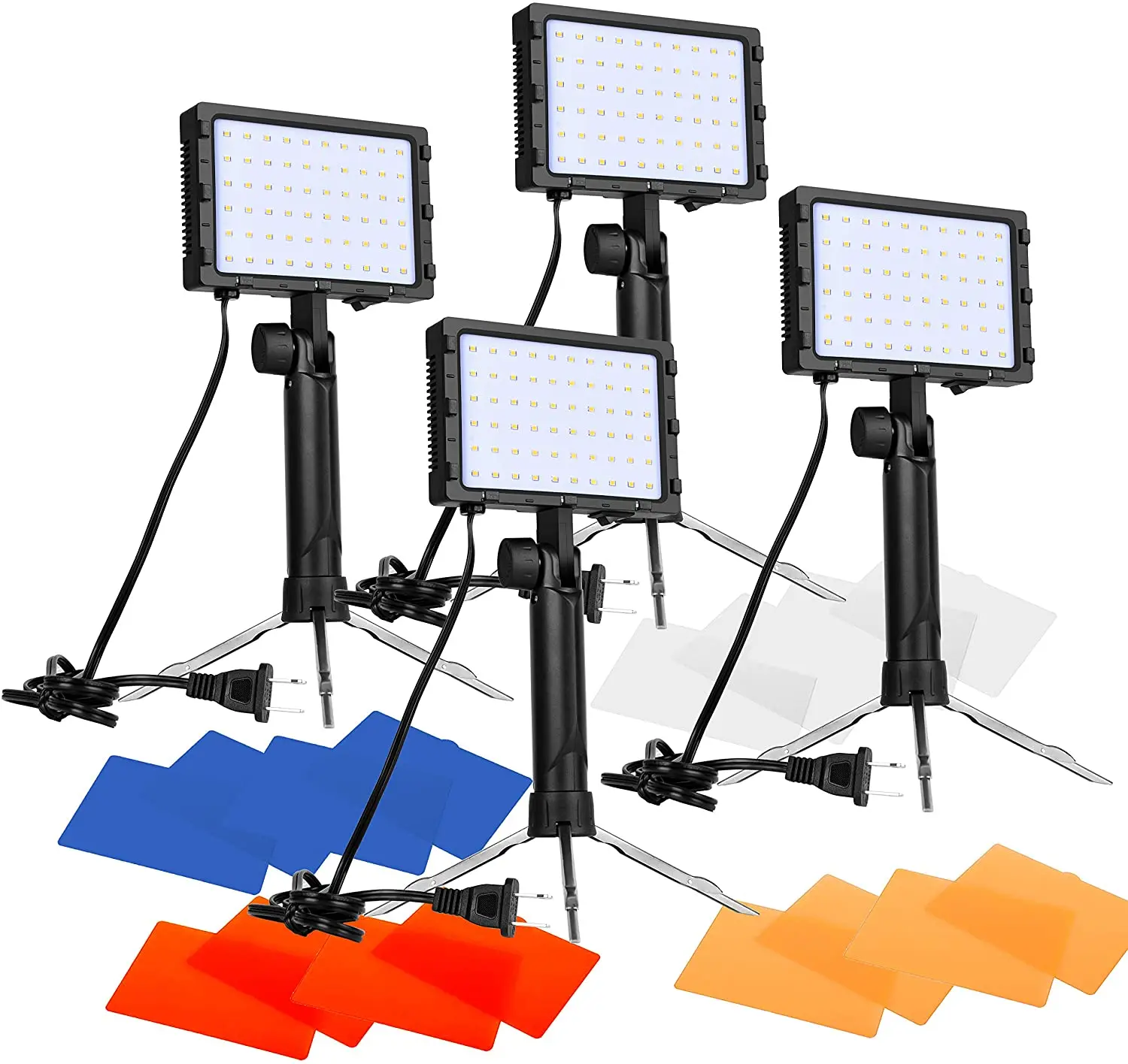 Emart 60 LED непрерывный портативный комплект освещения для фотосъемки настольная лампа освещения для фото видео студии с цветными фильтрами-4 
Emart 60 LED непрерывный портативный комплект освещения для фотосъемки настольная лампа освещения для фото видео студии с цветными фильтрами-4