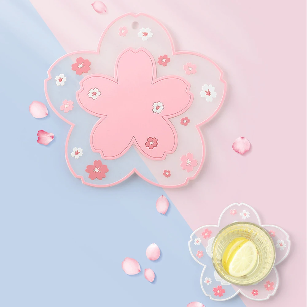Japanese Style Cherry Blossom Insulation Table Mat Silicone Table Mat Girl Heart Cute Non-slip Bowl Mat Tea Coaster Place Mat
Japanese Style Cherry Blossom Insulation Table Mat Silicone Table Mat Girl Heart Cute Non-slip Bowl Mat Tea Coaster Place Mat