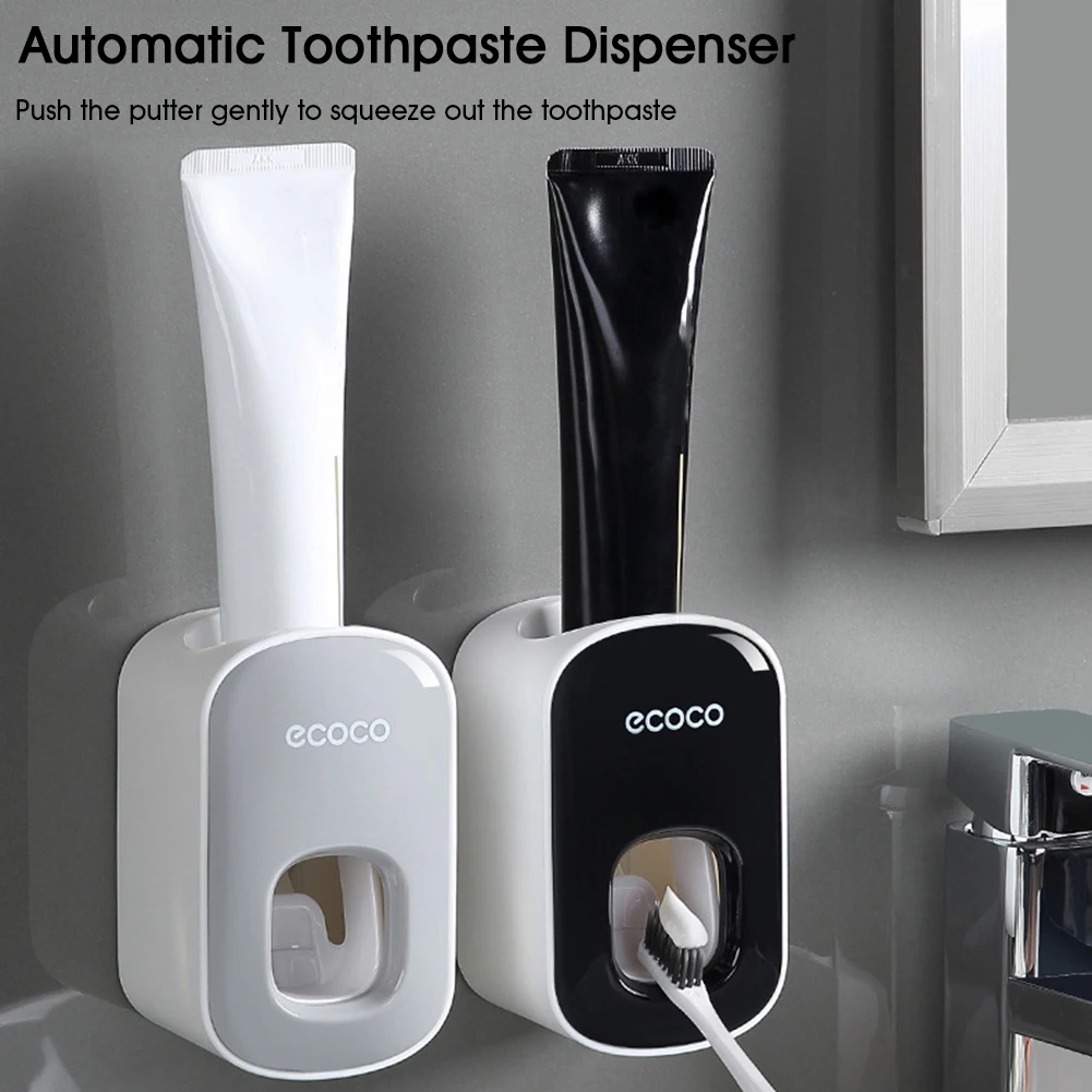 Automatic Wall-mounted Toothpaste Dispenser Squeezer Dust-proof Hands-free Lazy Squeeze Toothpaste Bathroom Accessories Set
Automatic Wall-mounted Toothpaste Dispenser Squeezer Dust-proof Hands-free Lazy Squeeze Toothpaste Bathroom Accessories Set