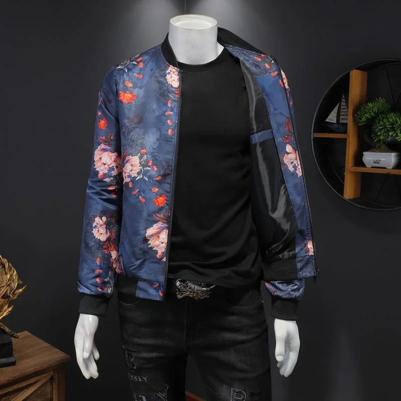 2021 Royal Men Casual Coats Windbreaker Clothes Streetwear Social Mens High Quality Jacket Luxury Floral Print Bomber Jacket Men
2021 Royal Men Casual Coats Windbreaker Clothes Streetwear Social Mens High Quality Jacket Luxury Floral Print Bomber Jacket Men