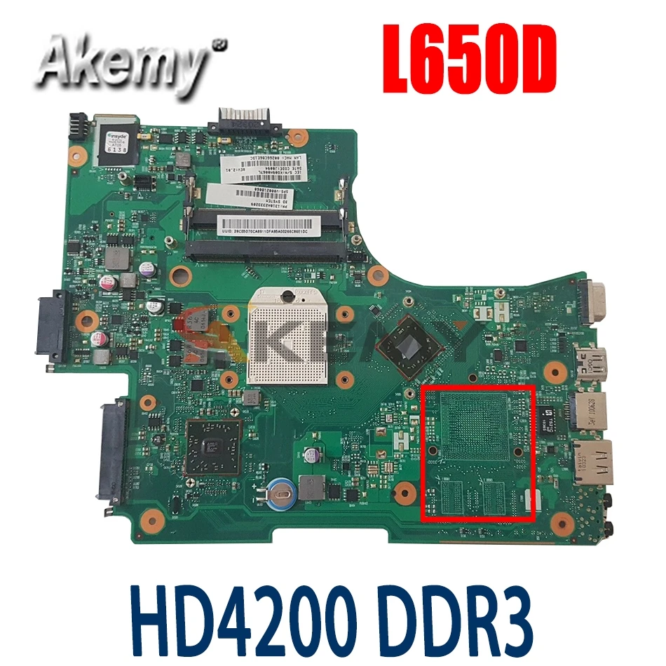 Материнская плата AKemy V000218060 1310A2333209 для Toshiba Satellite L650D, разъем S1 HD4200 DDR3
Материнская плата AKemy V000218060 1310A2333209 для Toshiba Satellite L650D, разъем S1 HD4200 DDR3